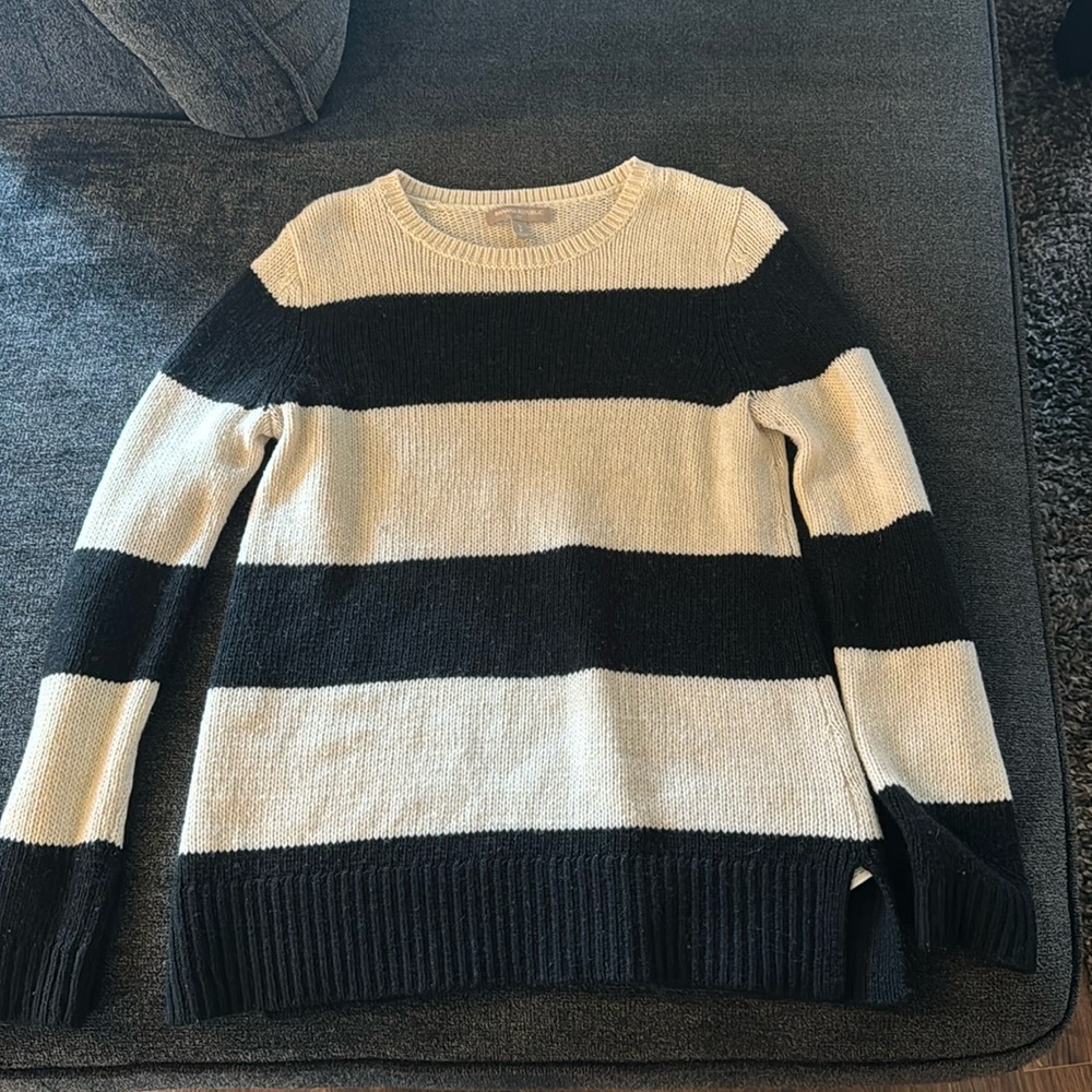 Banana Republic Black and white striped sweater
